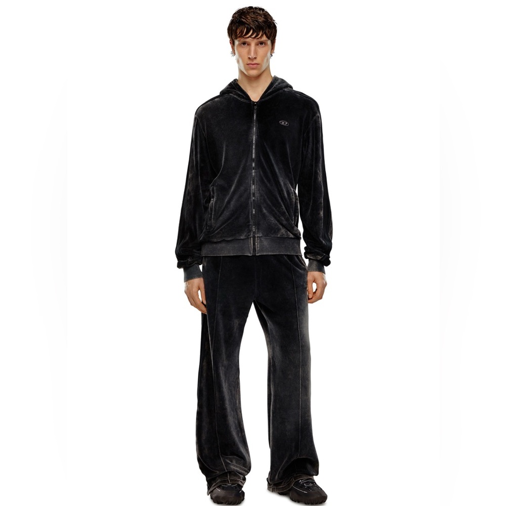 Diesel P-Ozamp Track Pants Black  NWT
